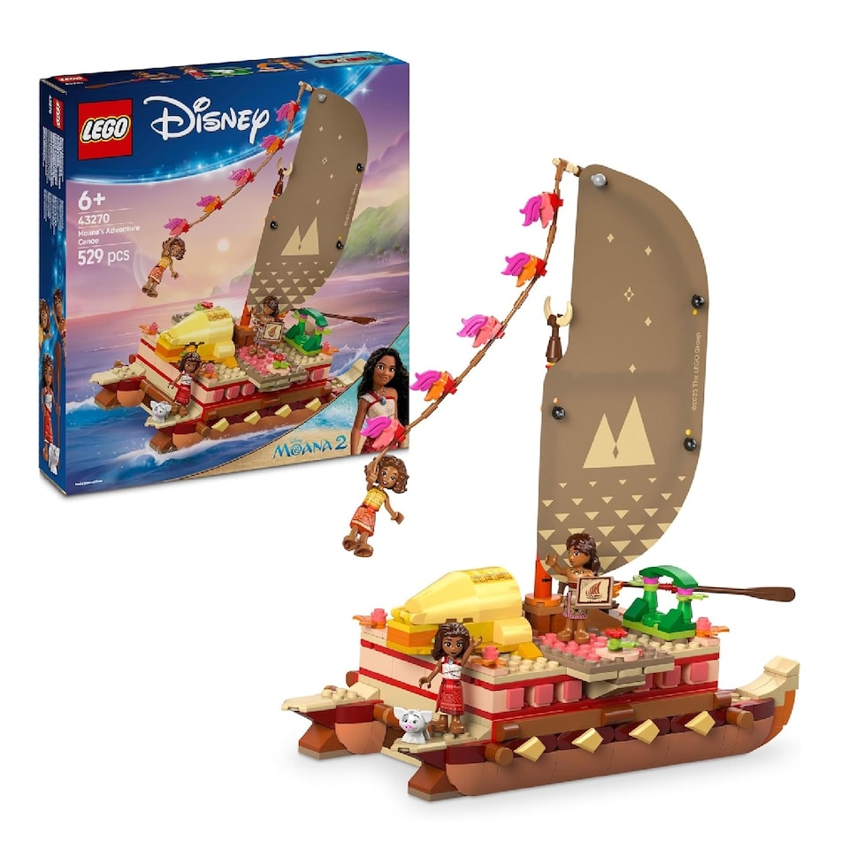 image 1 of Lego Disney Princess Moana Wayfinder Boat