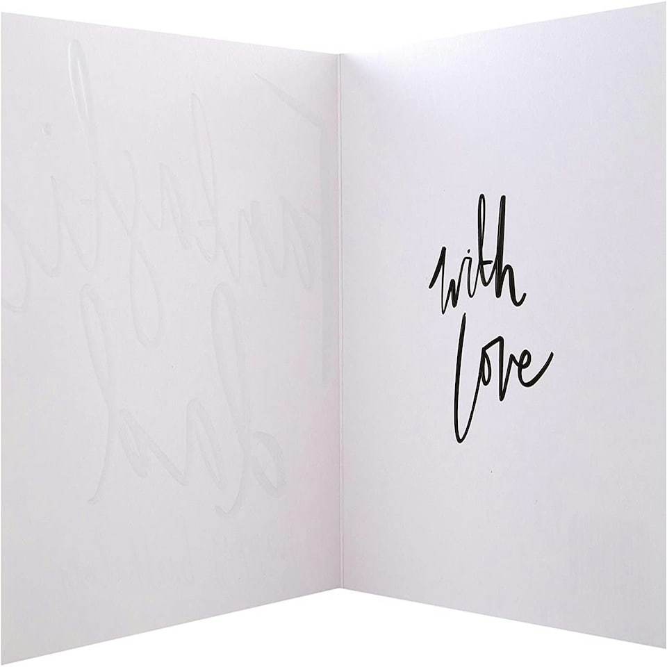 image 1 of Contemporary Embossed Text Design Dad Birthday Card