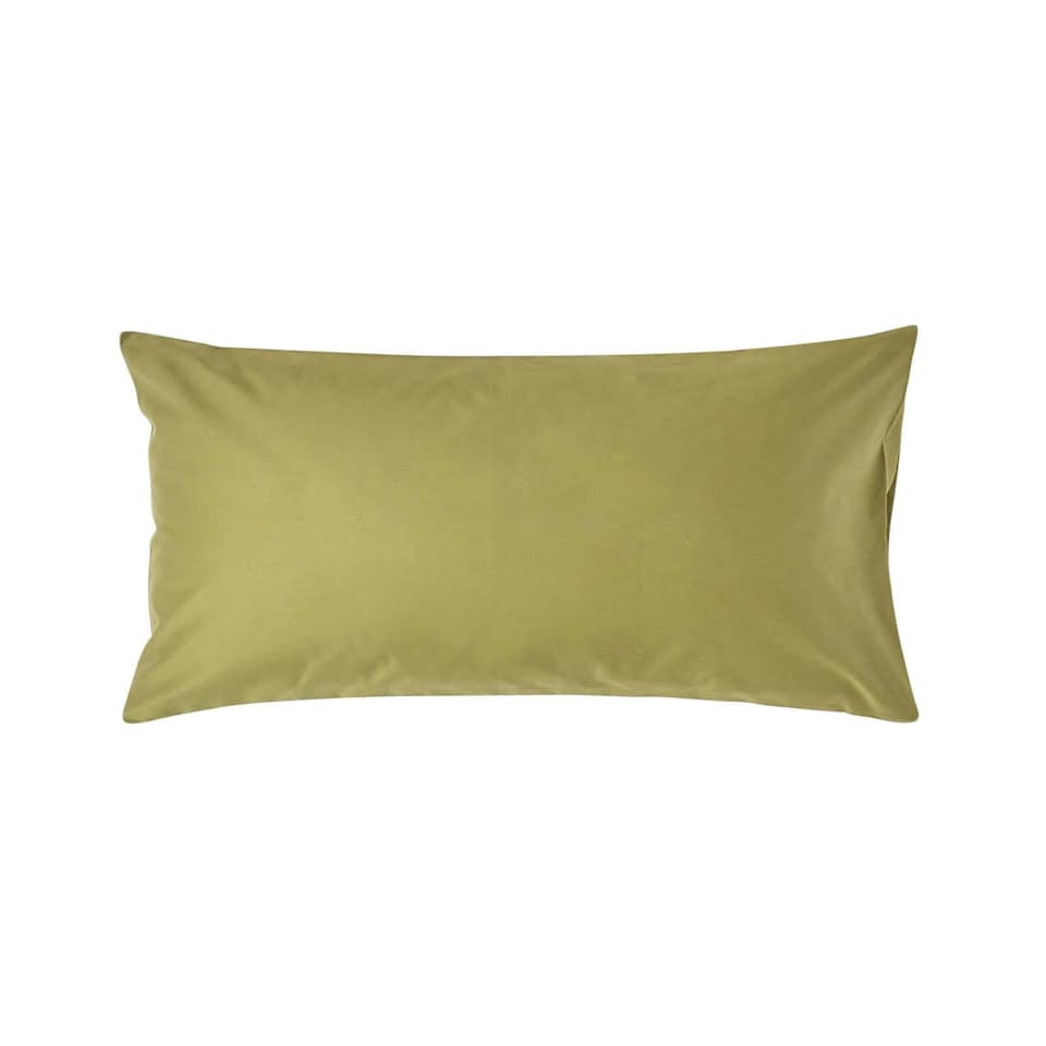 image 1 of Homescapes Olive Green Egyptian Cotton Housewife Pillowcase 1000 TC - King Size | Green | King