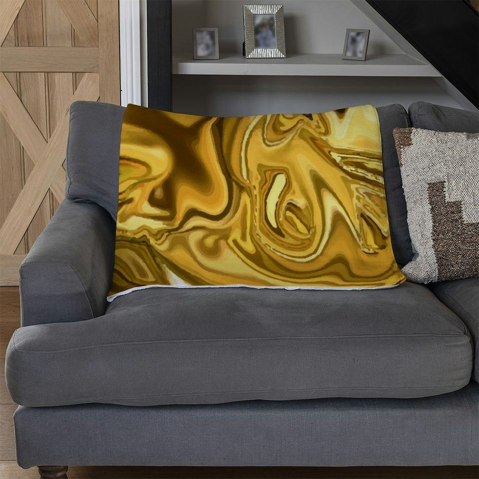 image 1 of Golden Liquid (Blanket)