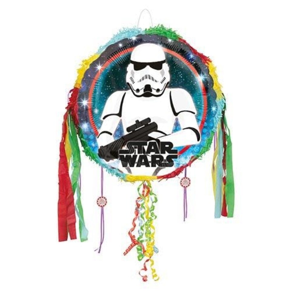 Star Wars Storm Trooper Pull String Pinata