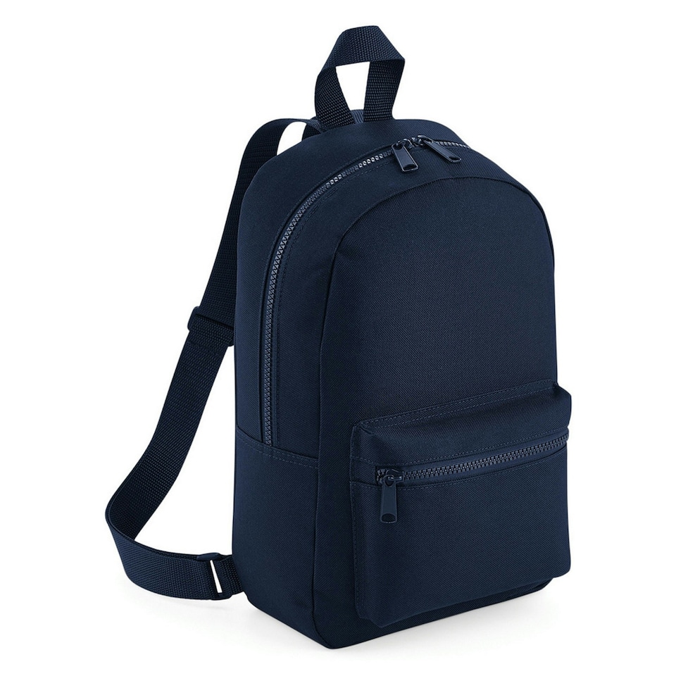 image 1 of Bagbase Mini Essential Backpack/Rucksack Bag - French Navy - One Size