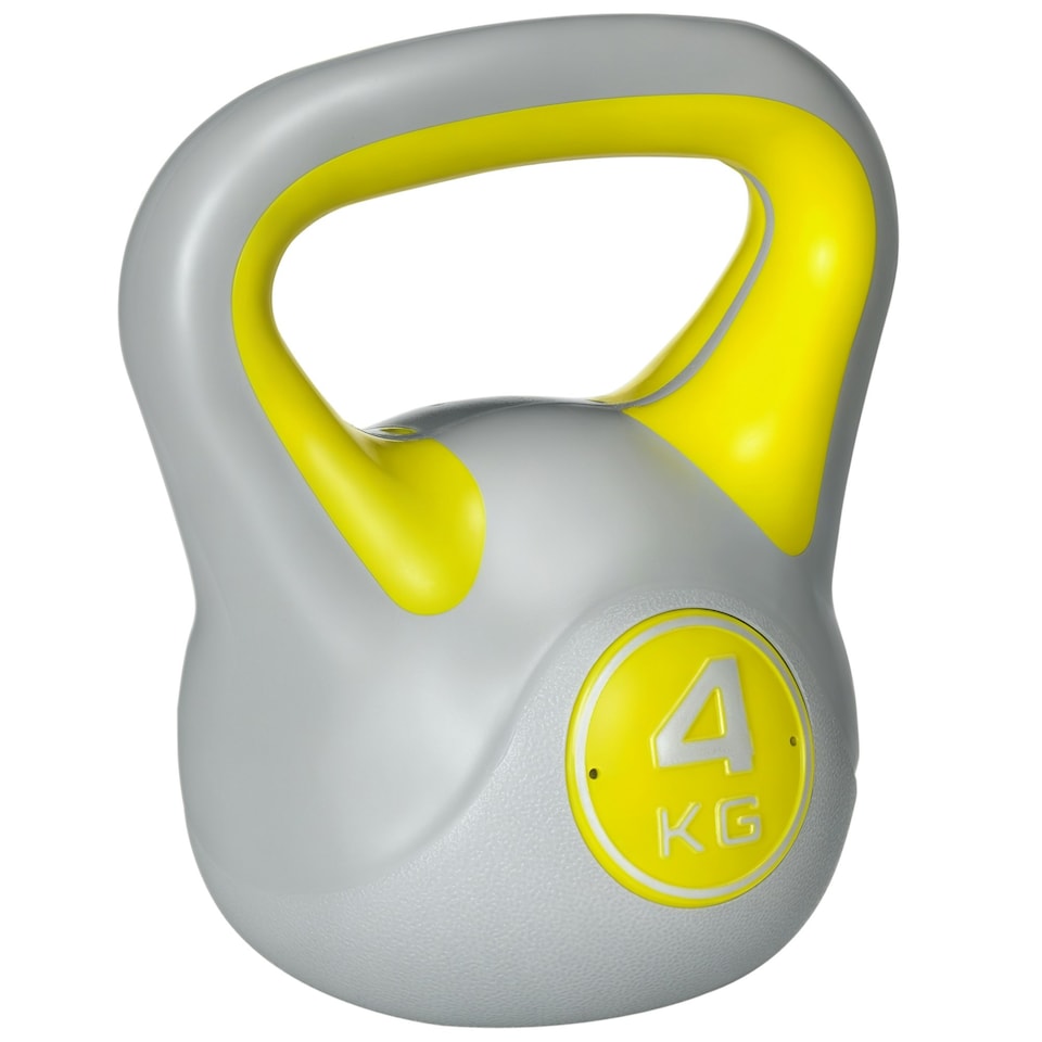 image 1 of SPORTNOW Kettle Bell with Handle for Home Gym Blue | 12