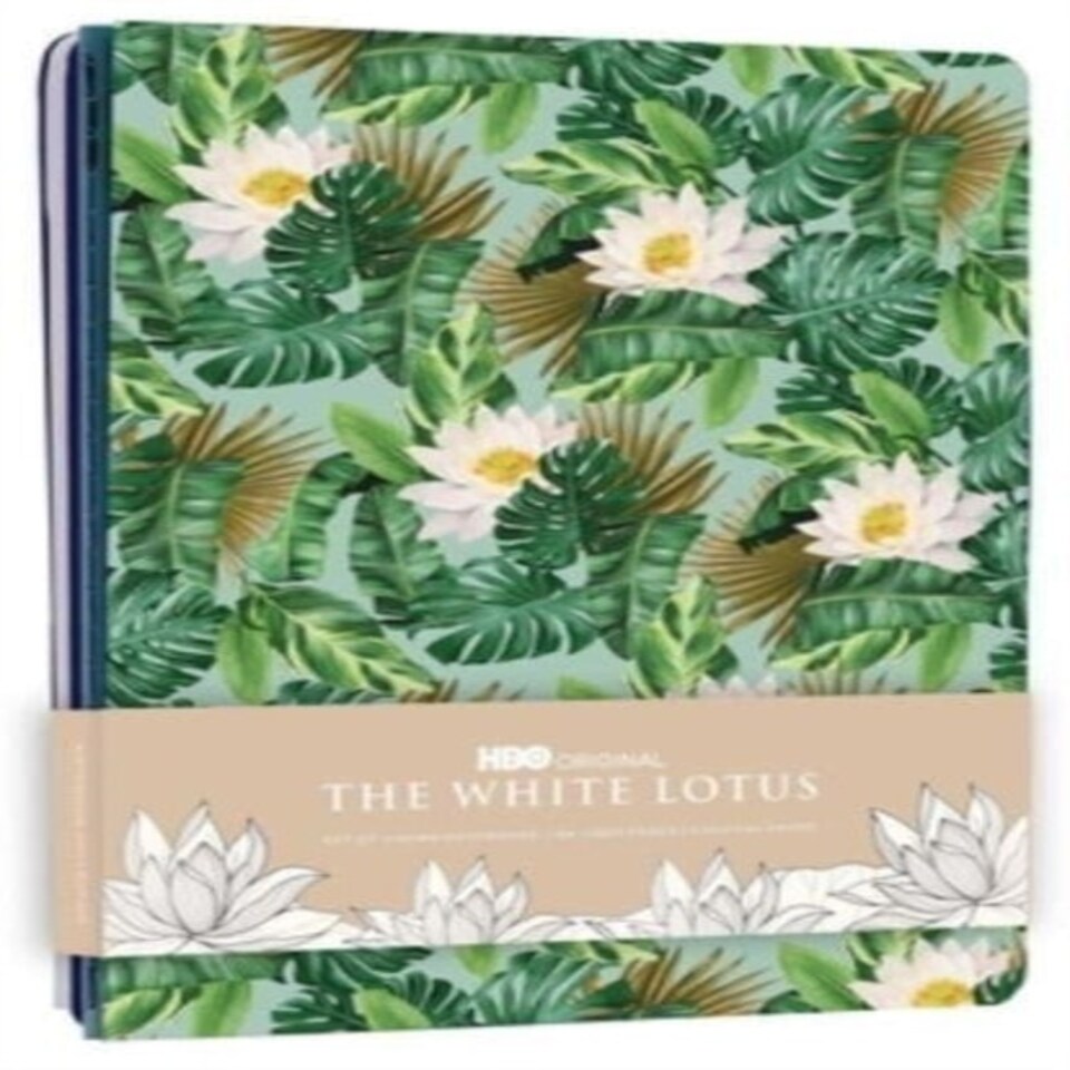 White Lotus Sewn Notebook Collectn 3 Bks