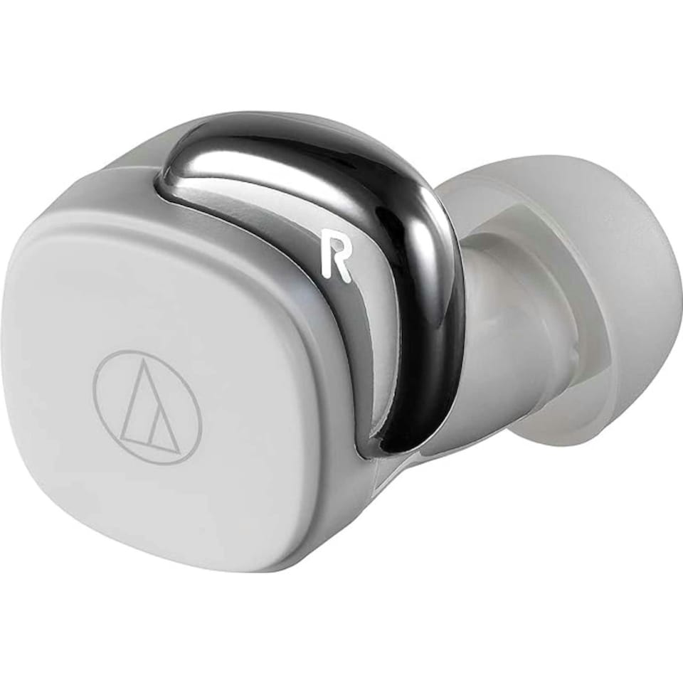 image 1 of Audio Technica Bluetooth Wireless Earbuds - White ATH-SQ1TWWH