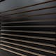 image 9 of Stylish MDF Black Horizontal Design Radiator Cover - Adjustable