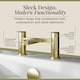 image 7 of Cascade Round Deck Mounted Bath Filler Tap - Brushed Brass | Copper | Brushed Brass | 1