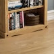 image 5 of Vida Designs Corona 3 Shelf Low Bookcase Display Unit, Solid Pine Wood