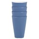 image 1 of 4 Pack 360ml Tumblers, Two Tone Matte Finish Blue