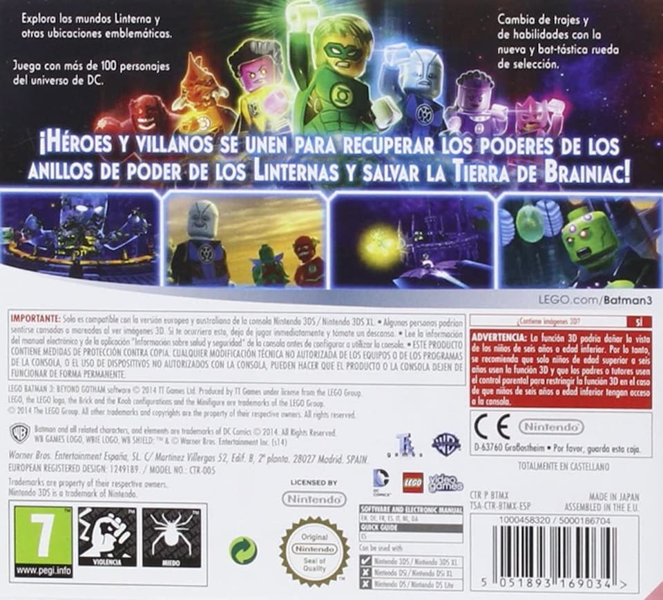 image 1 of Lego Batman 3: Beyond Gotham (Spanish Box - Multi Lang in Game) 3DS