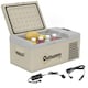 image 1 of Outsunny 16L Car Refrigerator Fridge Freezer, DC and 240V AC, Khaki