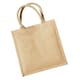 image 2 of Westford Mill Midi Jute Tote Bag - Natural - One Size Cream