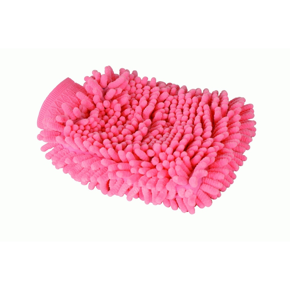 Roma Microfibre Wash Mitt - Pink - One Size