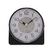 image 2 of Hometime Silent Sweep Round Face Blinking Light Alarm Clock  - Black Black