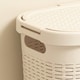 image 8 of Addis Rattan Effect Slim 40L Laundry Hamper - Cream