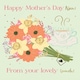 image 2 of To Nan From Your Lovely Bunch! - Funny Floral Mother's Day Card