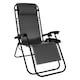 image 10 of Garden Vida Set of 2 Foldable Outdoor Zero Gravity Chairs with Headrest Pillow - Grey