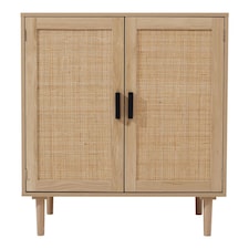 Living and Home Rattan Sideboard with Double Doors