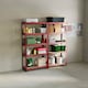 image 1 of Home Vida 5 Tier Large Heavy Duty Adjustable Steel Garage Shelving, Red - Holds 875kg - (Set of 2) | Red | Red | Large
