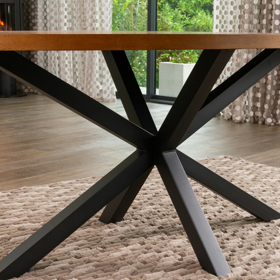 image 1 of Dossena 170cm Oval Wooden Dining Table