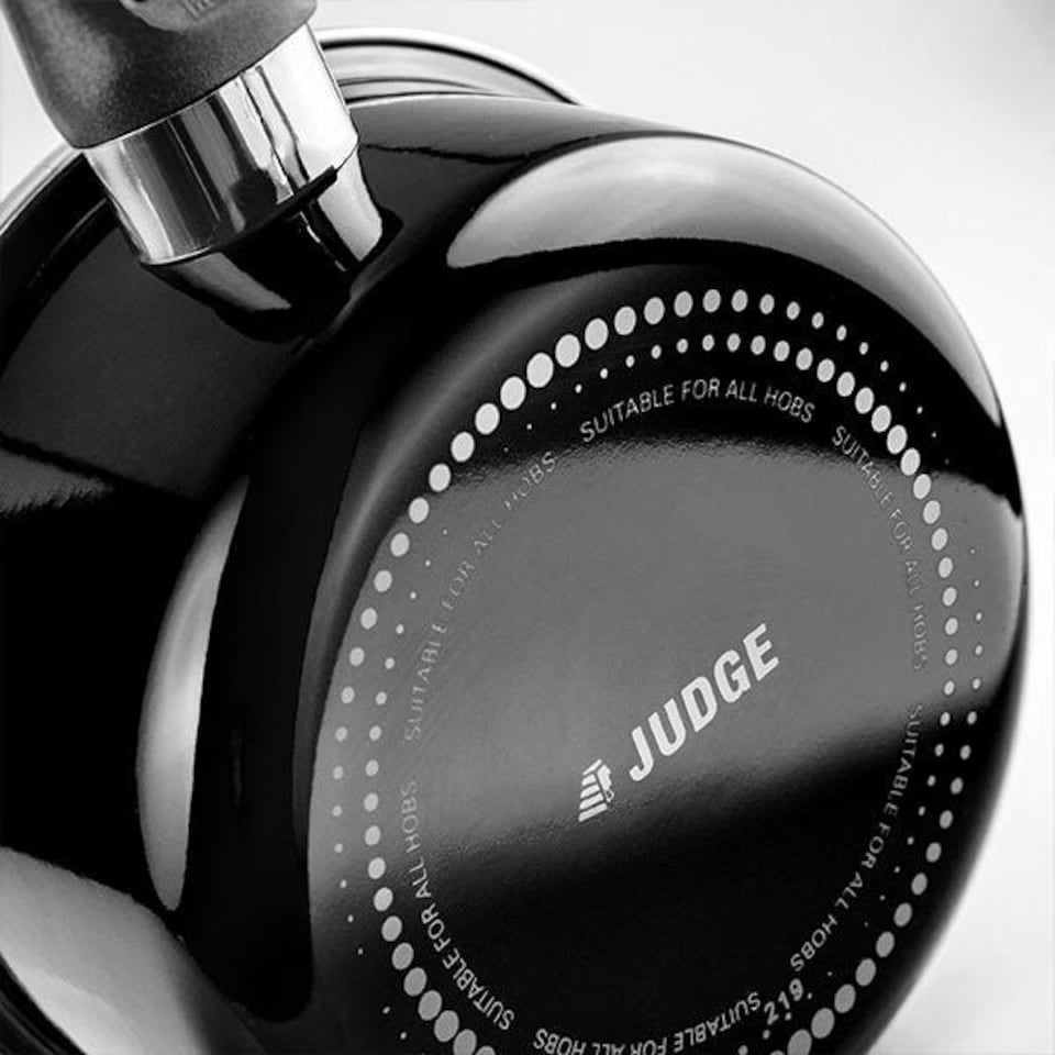 image 1 of Judge Induction Black 20cm Saucepan