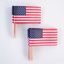 USA Flag Sandwich Picks - Pack of 30