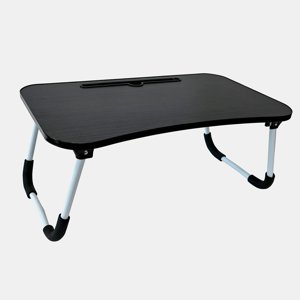 image 1 of OHS Portable Foldable Wooden Work Laptop Stand Lap Tray Purple | Neon Gaming