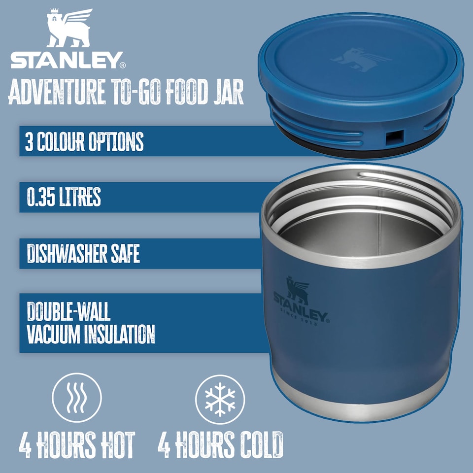 image 1 of Adventure To-Go Food Jar 0.35L Lunch Container | White | White | 0.35L | 1