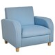 image 9 of HOMCOM Kids Armchair Children Mini Sofa Wood Frame High Back Bedroom Furniture 