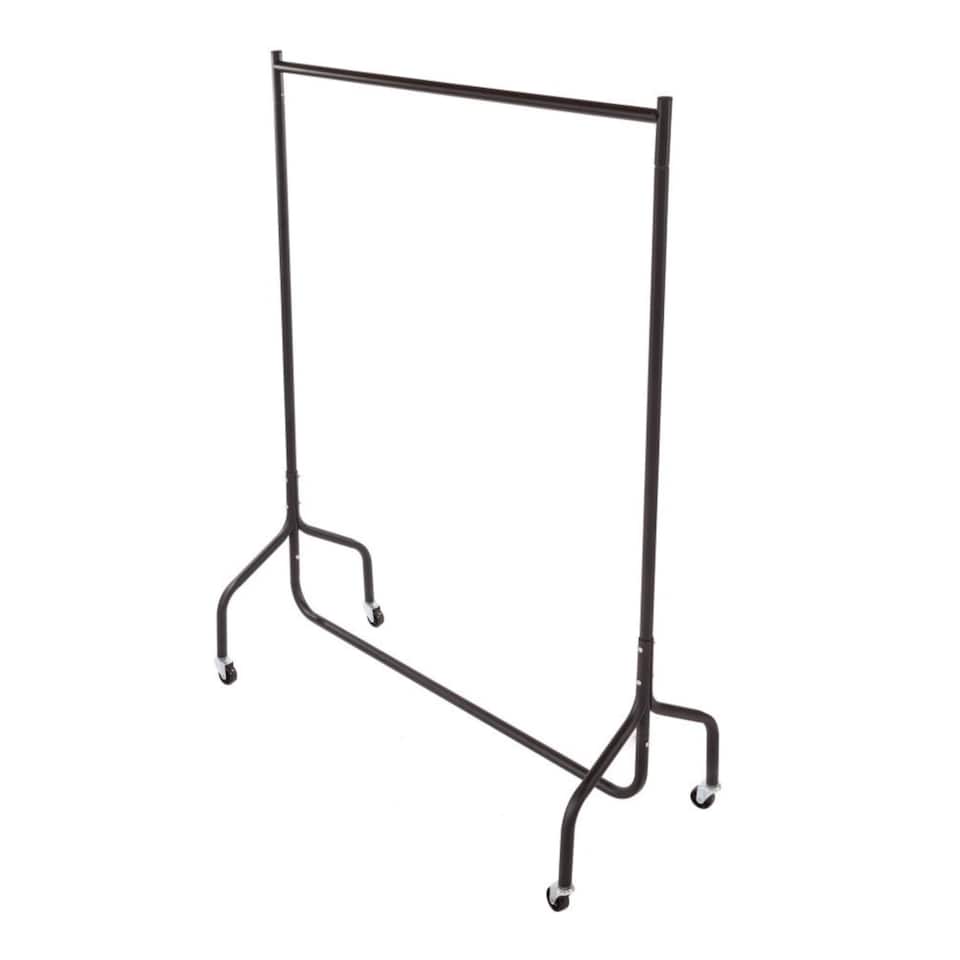 image 1 of 4ft Garment Clothes Rail Super Heavy Duty All Metal Black | Black