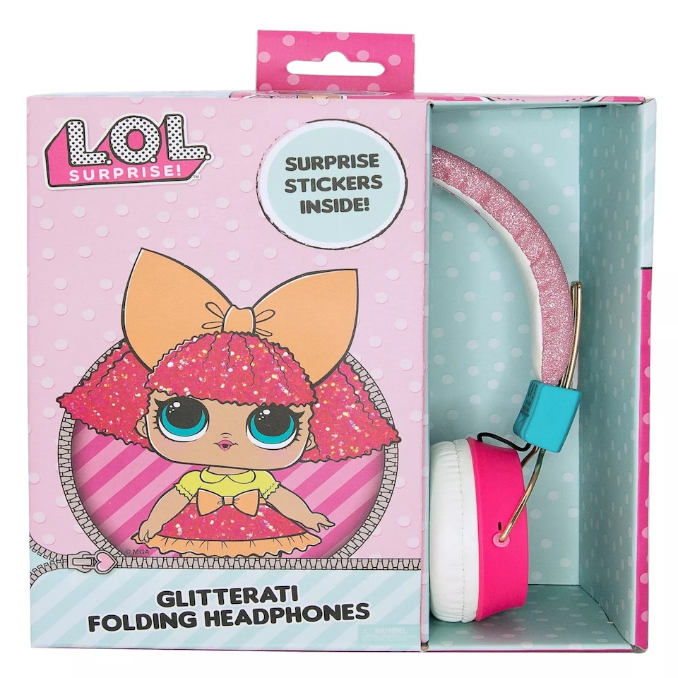 image 1 of L.O.L Surprise! Squadgoals Kid's Wired Headphones | Pink