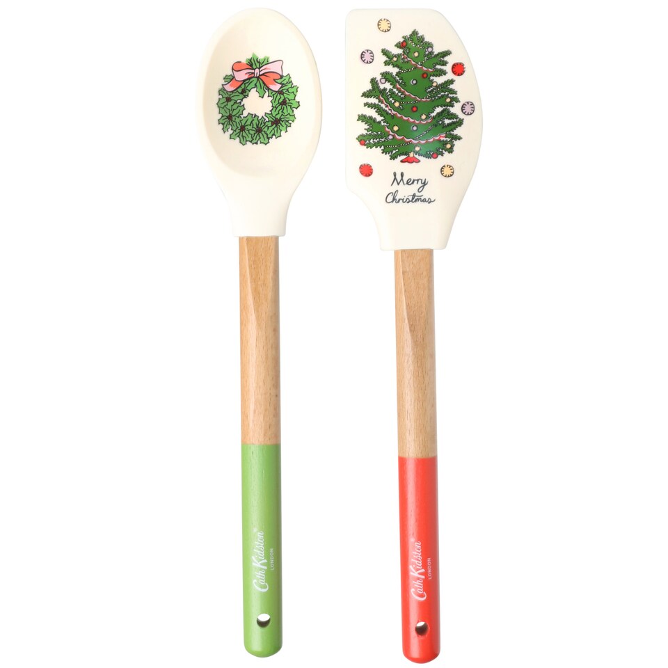 Spatula Set: Cath Kidston Spatula & Spoon Christmas Set, Silicone