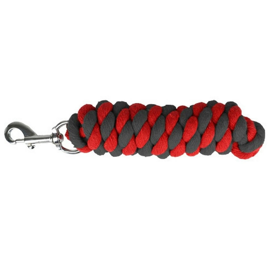 image 1 of HYCONIC Horse Lead Rope - Black/Red - One Size