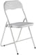 image 4 of 6 Pc Folding Lightweight Chair Set Portable Metal Frame PVC Velvet Ribcord Seats | Multi | Beige Ribcord