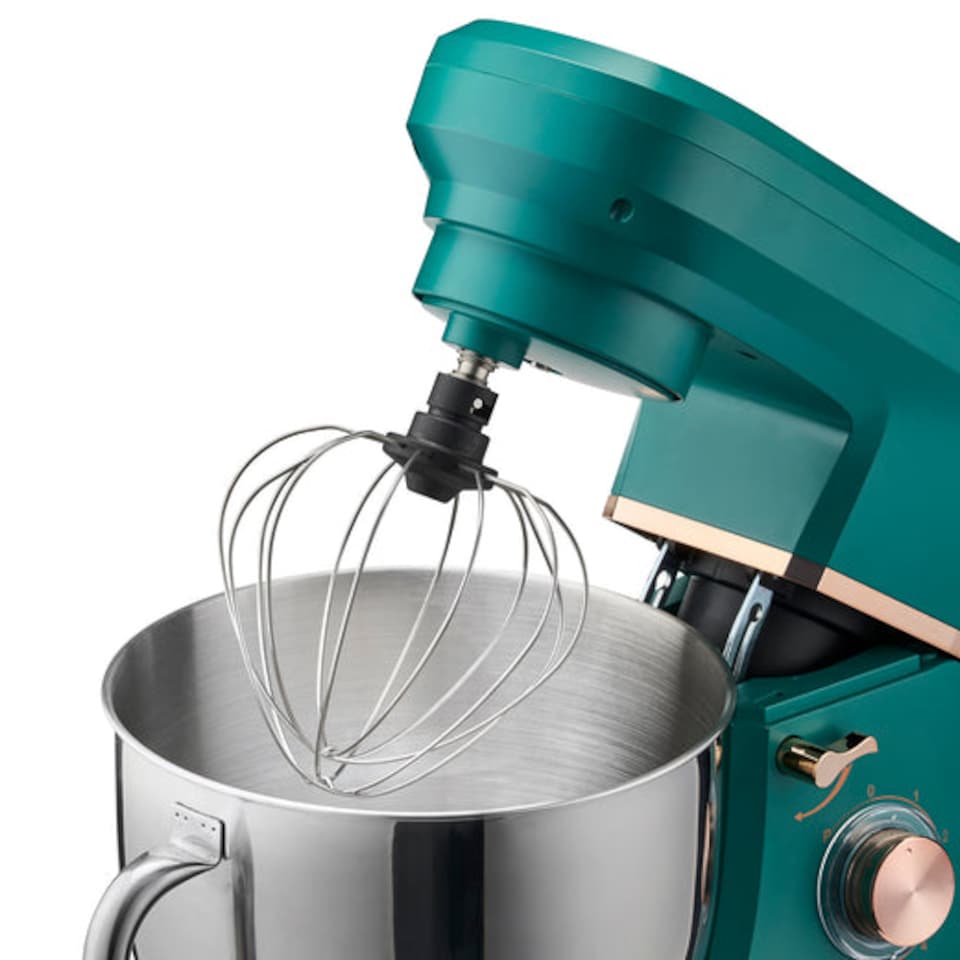 image 1 of Cooks Professional Stand Mixer | Blue | Teal & Copper