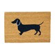 image 1 of Nicola Spring Coir Door Mat - 60 x 40cm - Sausage Dog