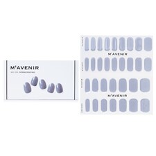 Nail Sticker (purple) - # Evening Road Nail - 32pcs Purple