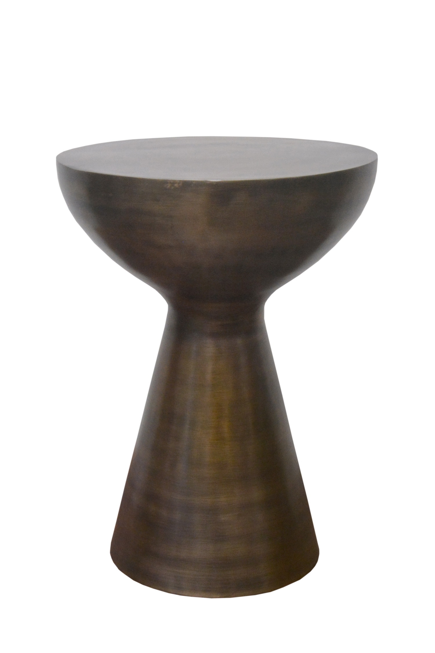 Luna Metal Hand-Crafted Side Table,Antique Brass