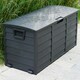 image 3 of Gr8 Garden Black 300L Plastic Storage Box Garden Outdoor Shed Utility Cushion Chest Truck
