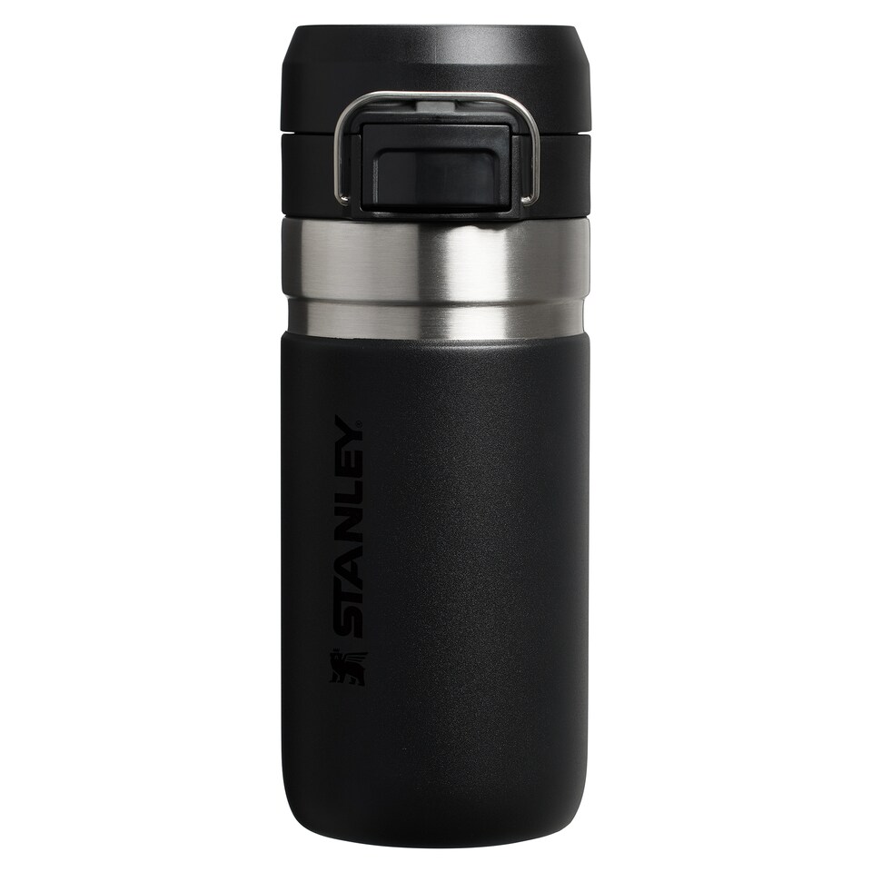 image 1 of Quick-Flip Water Bottle 0.47L | Black | Black | Not provided
