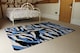 image 3 of Abstract Zebra Skin Rug | Multi
