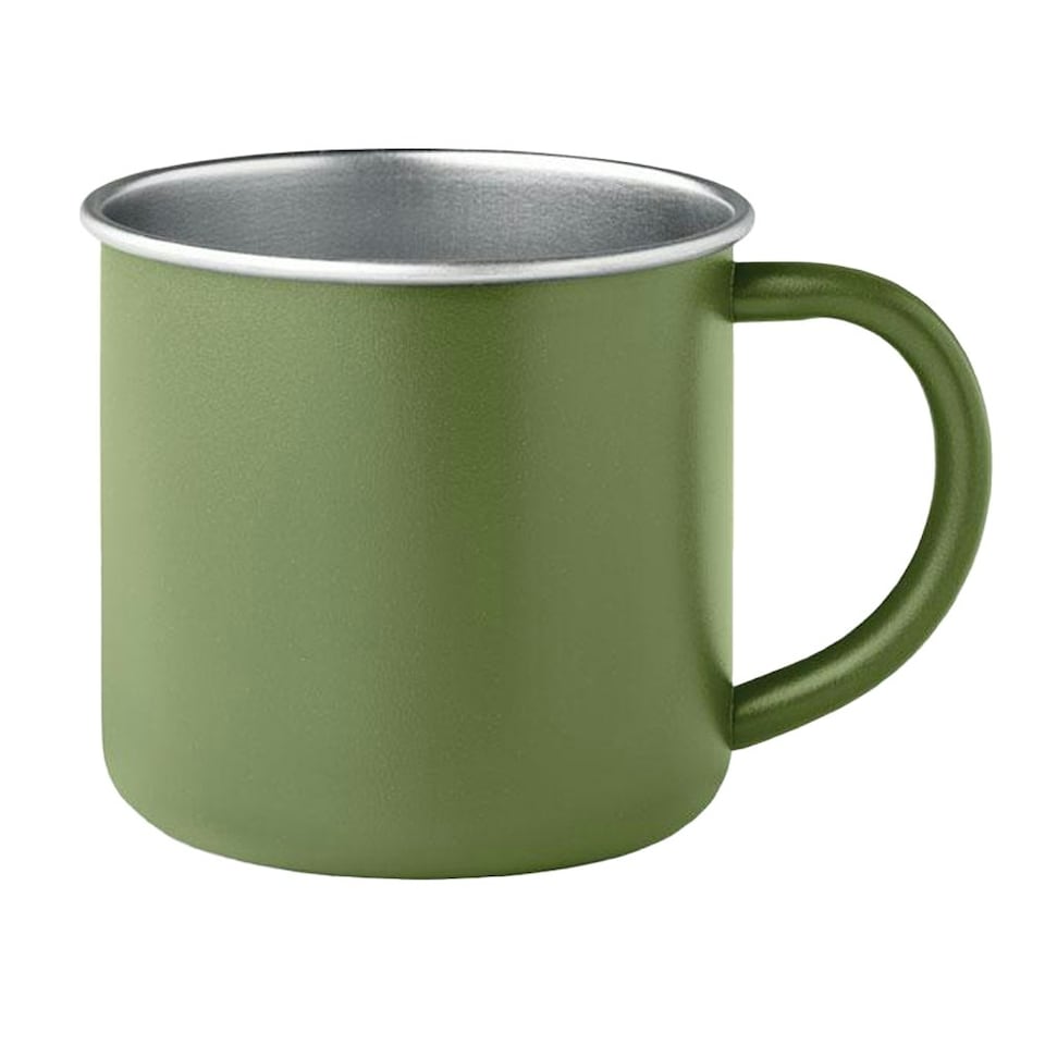 image 1 of MidOcean Caribu Recycled Stainless Steel 300ml Mug - Dark Green - One Size