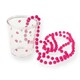 image 2 of Amscan Girls Night Out Shot Glass Necklace - Pink - One Size