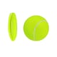 image 3 of The Magic Toy Shop Giant Tennis Ball 24cm Big Outdoor Beach Sports Inflatable Toy