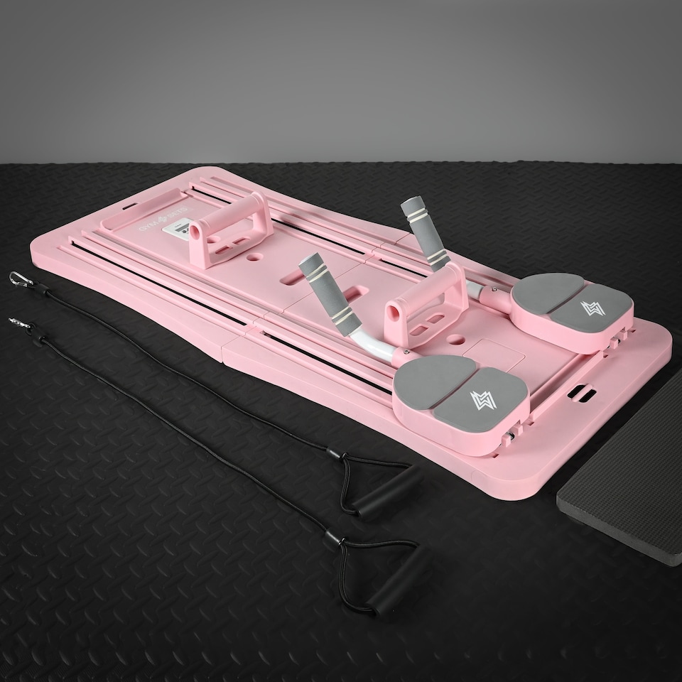image 1 of GymSets Home Reformer Pilates Machine(PINK)