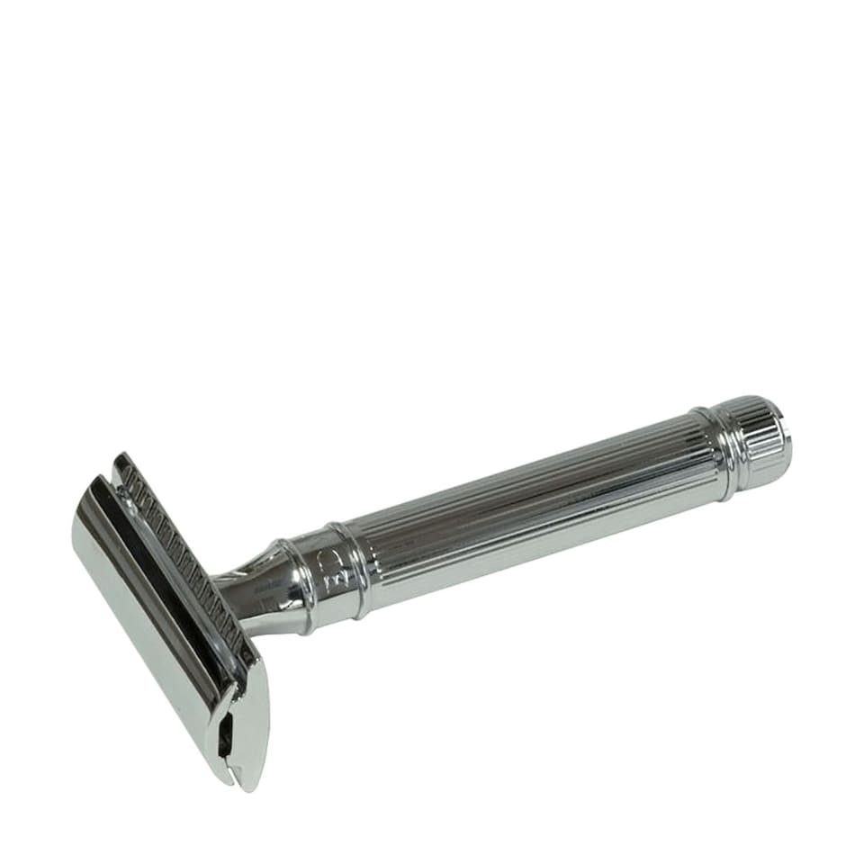 Edwin Jagger Chrome Double Edge Safety Razor DE89L-BL