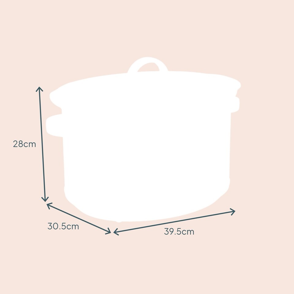 image 1 of Cooks Professional 8L Digital Slow Cooker with Glass Lid | Black | Black & Copper