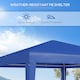 image 3 of Outsunny Garden Gazebo Marquee Party Tent Wedding Canopy Patio Blue 2.7 x 2.7m