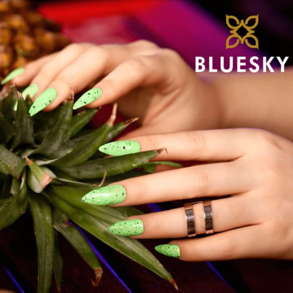 image 1 of Bluesky Green Gel Polish - Mint Mania 10ml