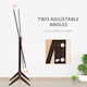 image 3 of HOMCOM Freestanding Dressing Mirror 148x47cm Adjustable Angle Dark Brown Frame